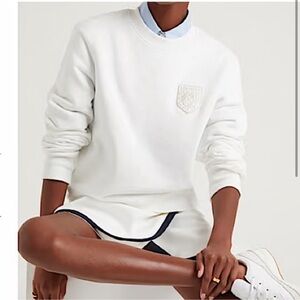 Goop Lacoste Crewneck sweatshirt size 36 4 Small NWOT